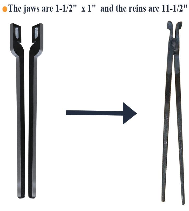Alvade DIY Rapid Tongs Bundle Set 5 Type of Tong Bundles Set Comes with Rivet for Blacksmith Beginner - Image 4